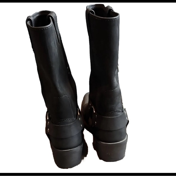 Harley Davidson Midcalf Black Moto Boots - Picture 6 of 16